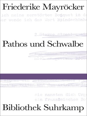 cover image of Pathos und Schwalbe